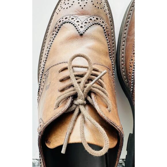 TODS BROWN WING TIP SHOES SIZE 7 UK / 8 USA MADE IN ITALY main image 8